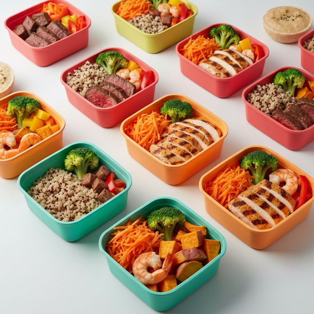 Prepared meal containers